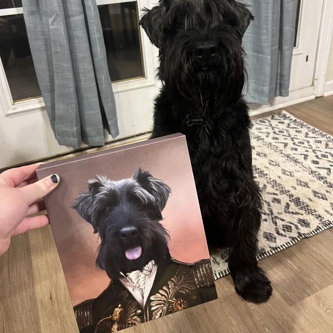 The Green General - Custom Pet Canvas