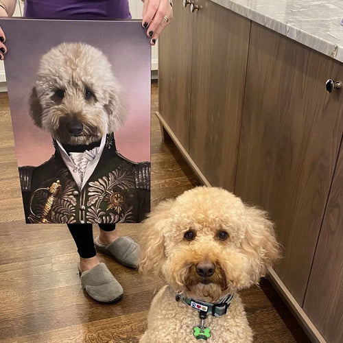The Green General - Custom Pet Canvas