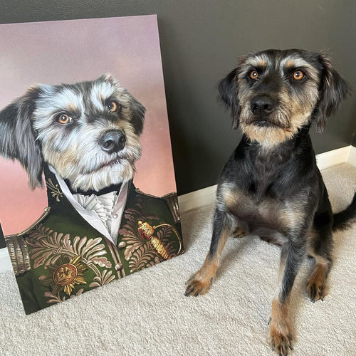 The Green General - Custom Pet Canvas