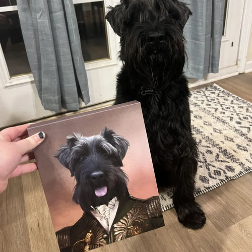 The Green General - Custom Pet Canvas