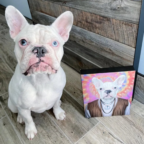 The Hippie - Custom Pet Canvas