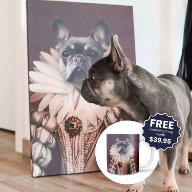 The Queen - Custom Pet Canvas