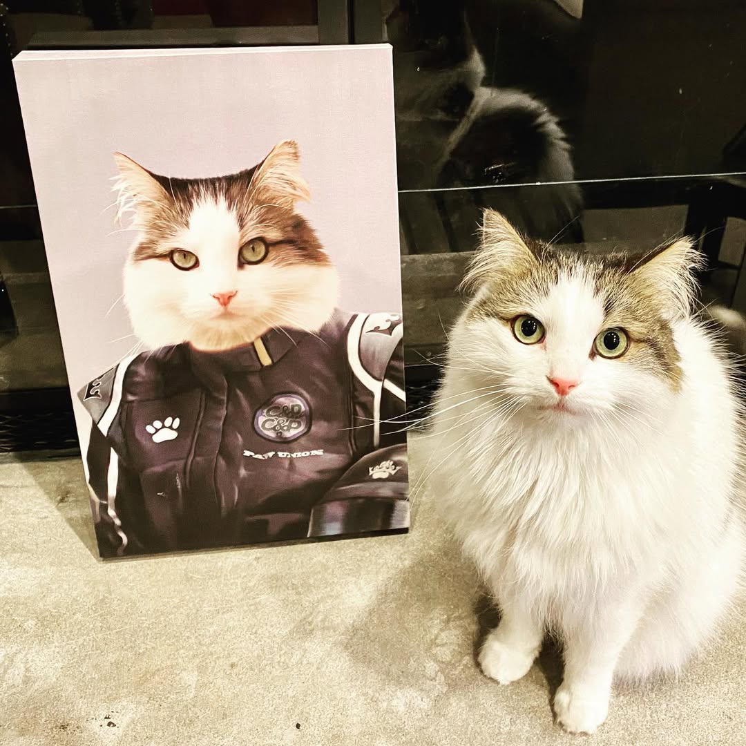 The Race Car Driver - Custom Pet Canvas