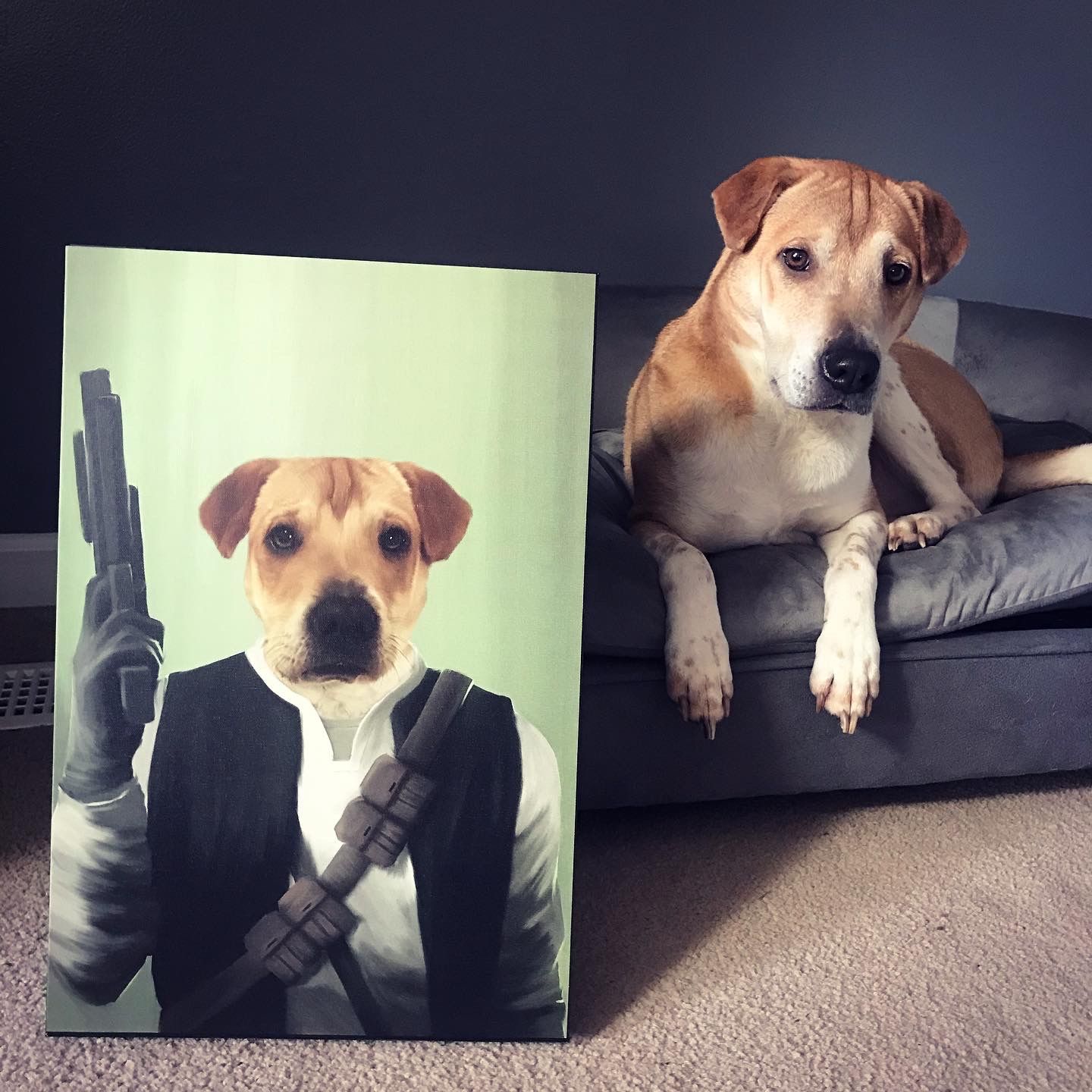 The Rebel - Custom Pet Canvas