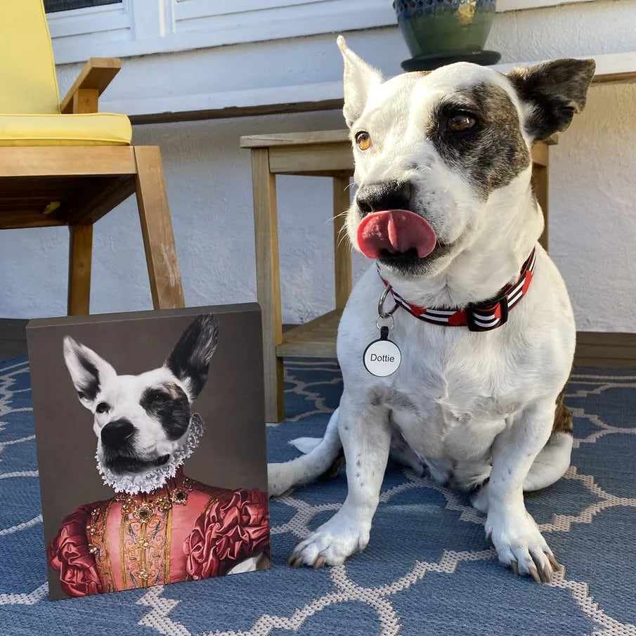 The Red Rose - Custom Pet Canvas