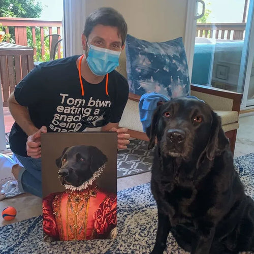 The Red Rose - Custom Pet Canvas