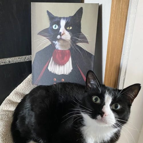 The Vampire - Custom Pet Canvas