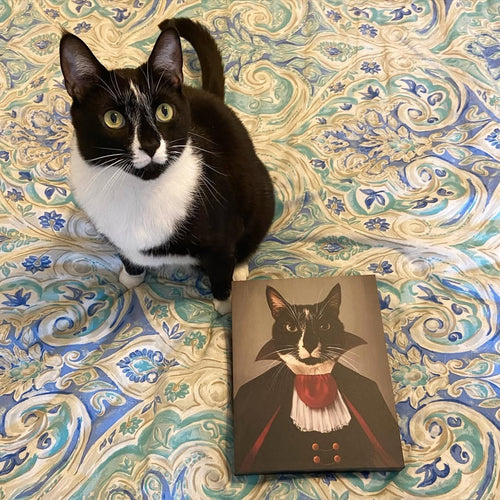 The Vampire - Custom Pet Canvas