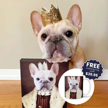 The Young King - Custom Pet Canvas