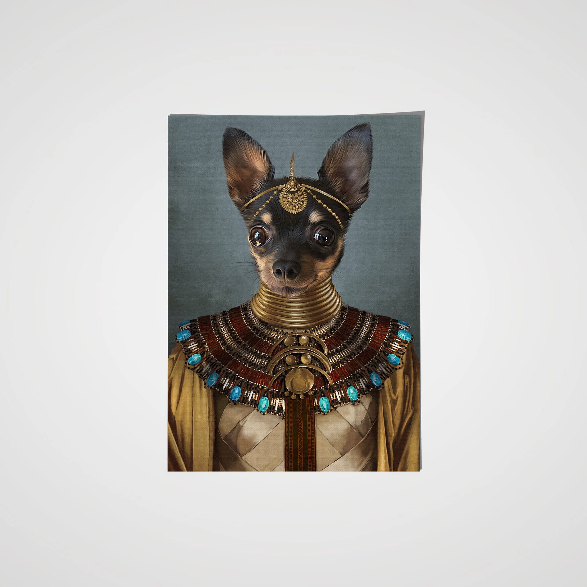 Crown and Paw - Poster The Nubian Queen - Custom Pet Poster