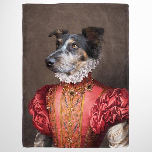 Crown and Paw - Blanket The Red Rose - Custom Pet Blanket