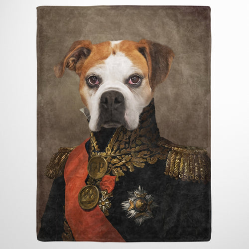 Crown and Paw - Blanket The Major - Custom Pet Blanket