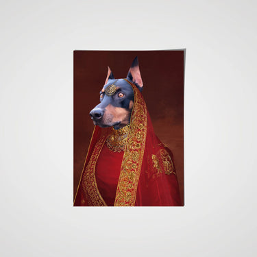 The Indian Rani - Custom Pet Poster