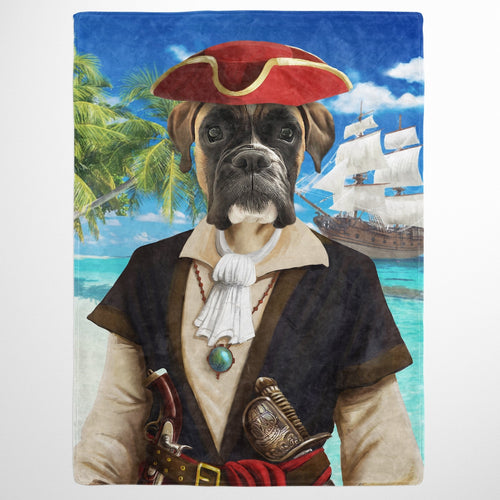 Crown and Paw - Blanket The Buccaneer - Custom Pet Blanket