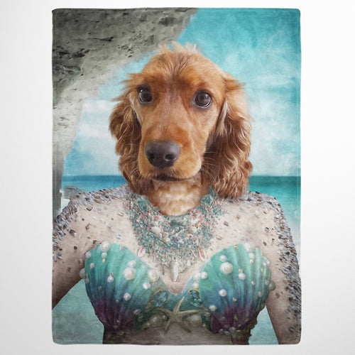Crown and Paw - Blanket The Mermaid - Custom Pet Blanket