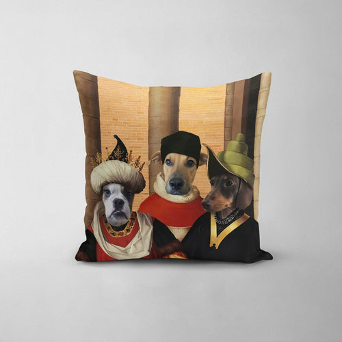 Crown and Paw - Throw Pillow The Merchants - Custom Throw Pillow