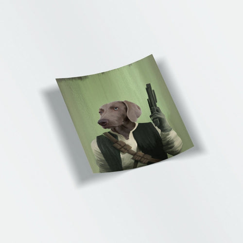 Crown and Paw - Sticker The Rebel - Custom Stickers