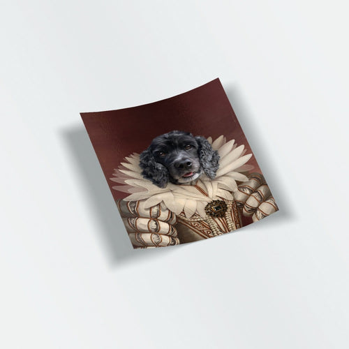 Crown and Paw - Sticker The Queen - Custom Stickers