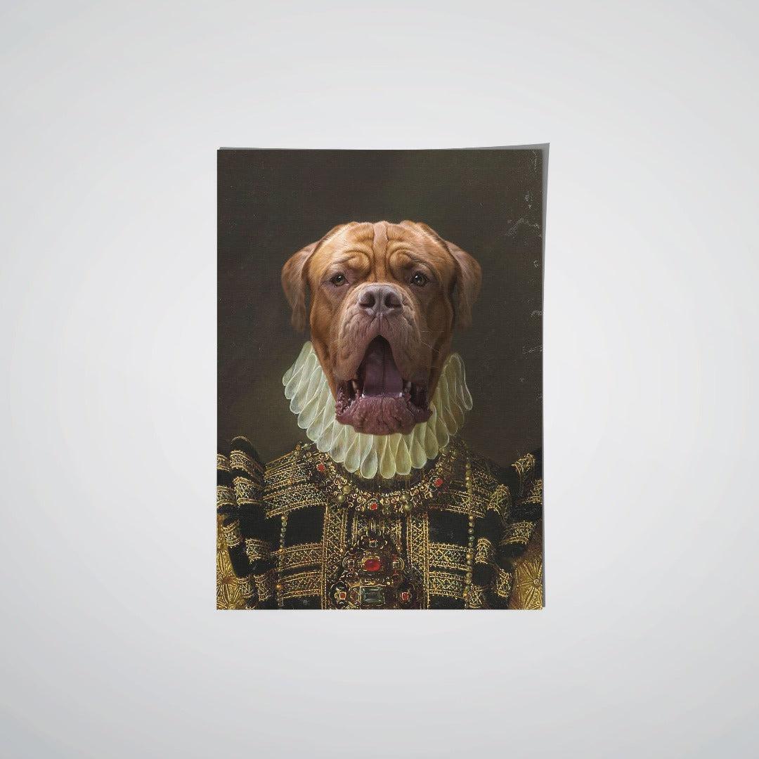 Crown and Paw - Poster The Dame - Custom Pet Poster