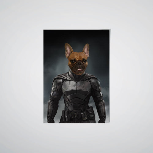Crown and Paw - Poster The Bark Knight - Custom Pet Poster
