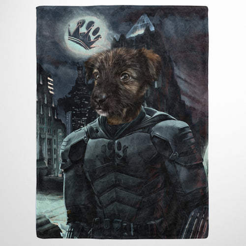Crown and Paw - Blanket The Dark Bruce - Custom Pet Blanket