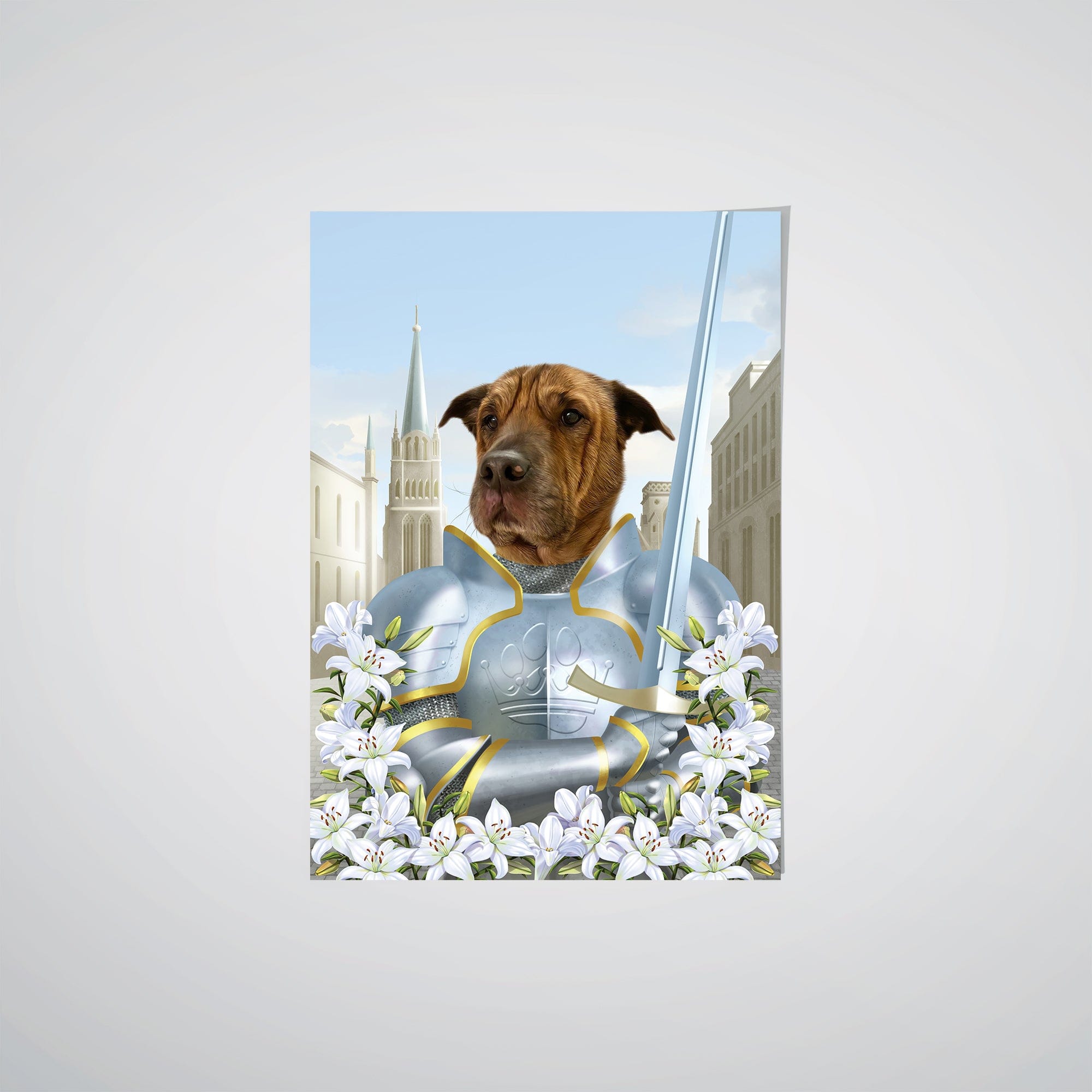 Crown and Paw - Poster The Joan - Custom Pet Poster