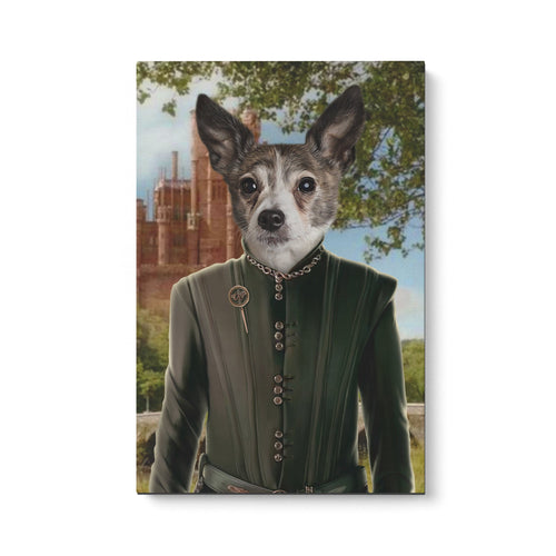 Crown and Paw - Canvas The King's Informer - Custom Pet Canvas