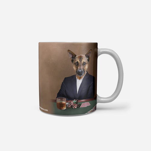 Crown and Paw - Mug The Poker Player - Custom Mug 11oz