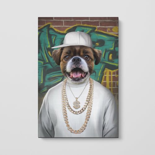 Crown and Paw - Canvas The Rapper - Custom Pet Canvas