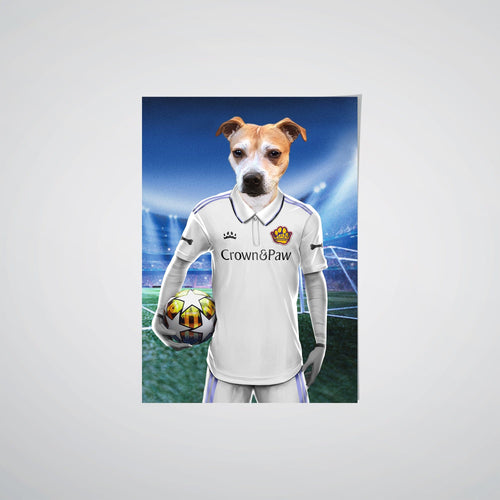 Crown and Paw - Poster Real Pawdrid - Custom Pet Poster