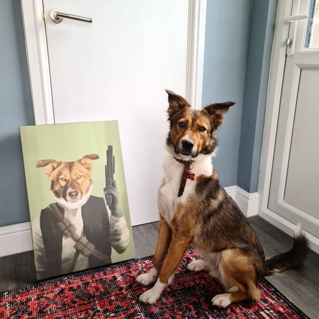 Crown and Paw - Canvas The Rebel - Custom Pet Canvas
