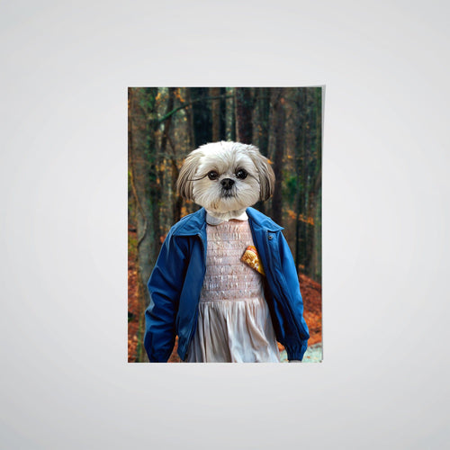 Crown and Paw - Poster The Strange Girl - Custom Pet Poster 8.3" x 11.7" / The Woods