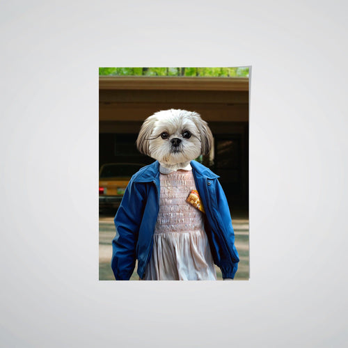 Crown and Paw - Poster The Strange Girl - Custom Pet Poster 8.3" x 11.7" / Garage