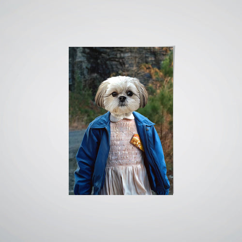 Crown and Paw - Poster The Strange Girl - Custom Pet Poster 8.3" x 11.7" / Roadside