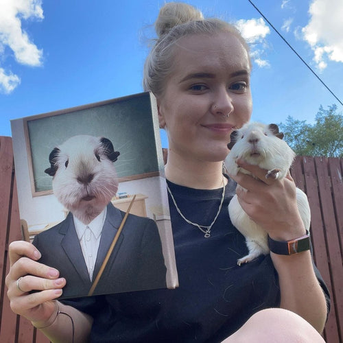 Crown and Paw - Canvas The Teacher - Custom Pet Canvas