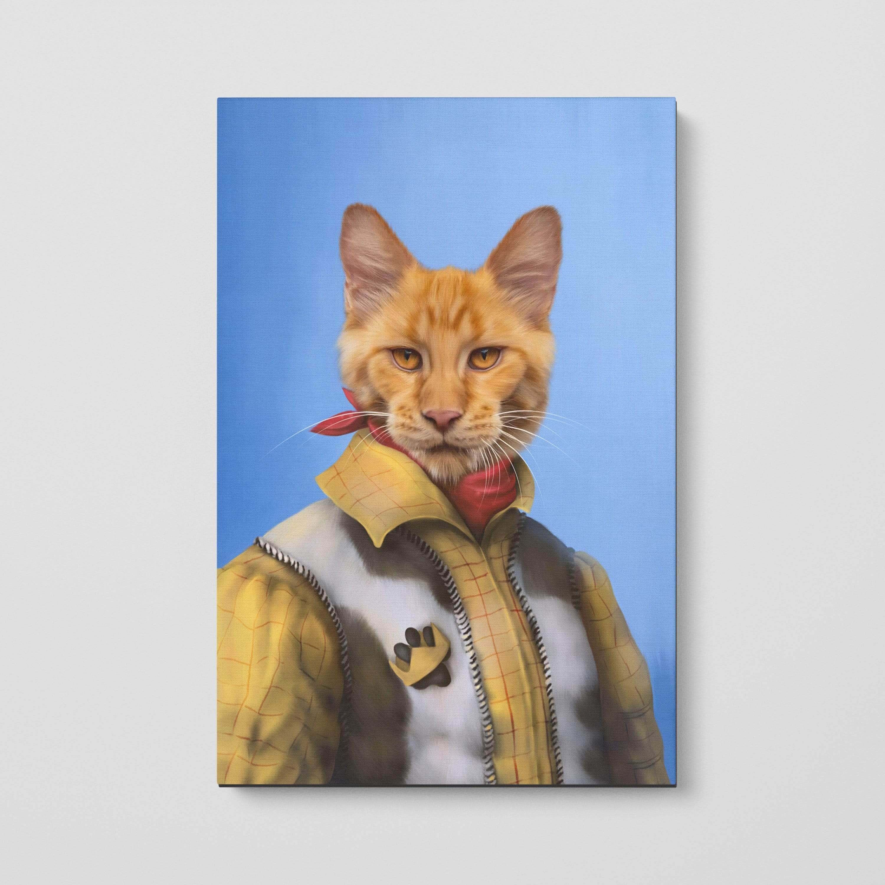 Crown and Paw - Canvas The Cowboy - Custom Pet Canvas