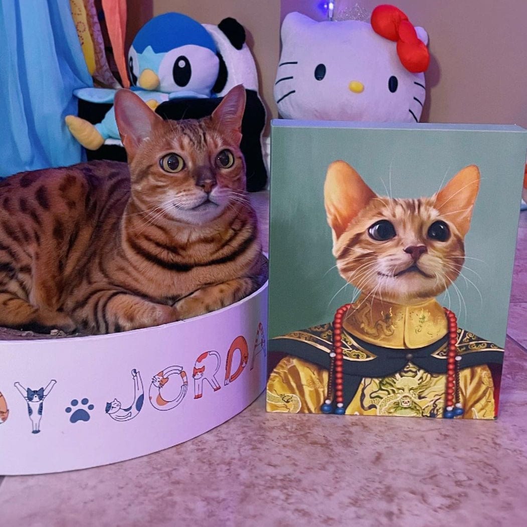 Crown and Paw - Canvas The Chinese Emperor - Custom Pet Canvas