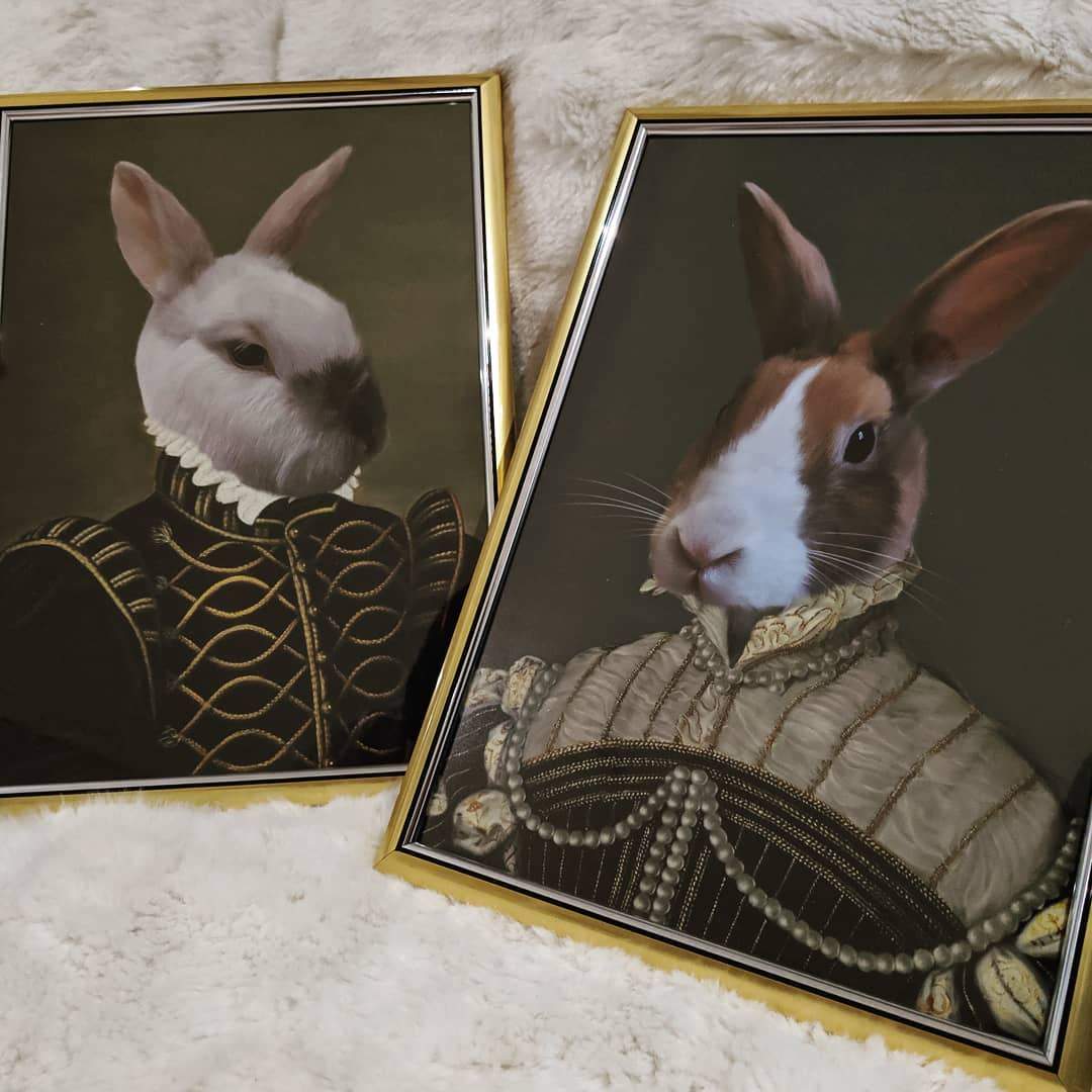 Crown and Paw - Poster The Pearled Lady - Custom Pet Poster