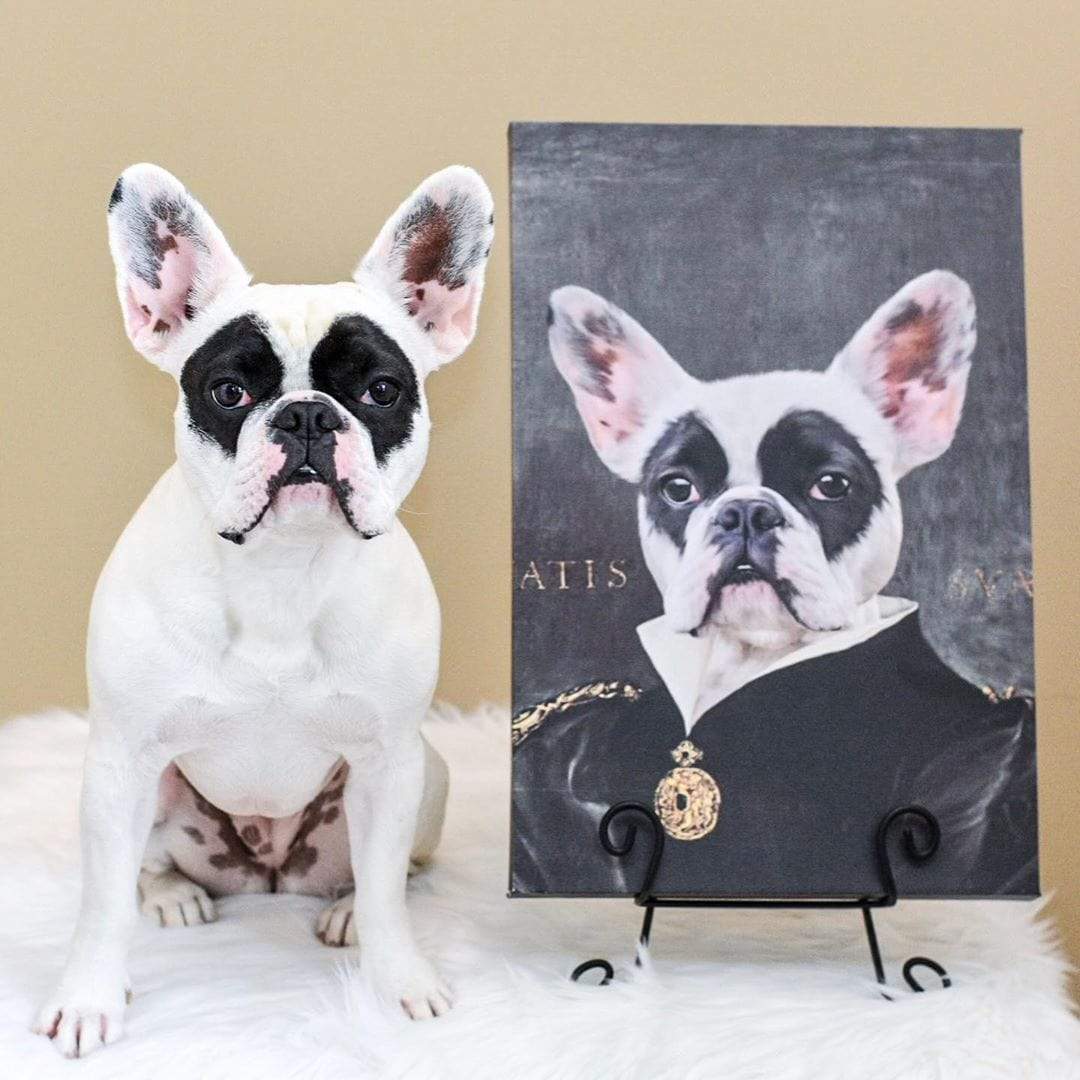 Crown and Paw - Canvas The Duchess - Custom Pet Canvas