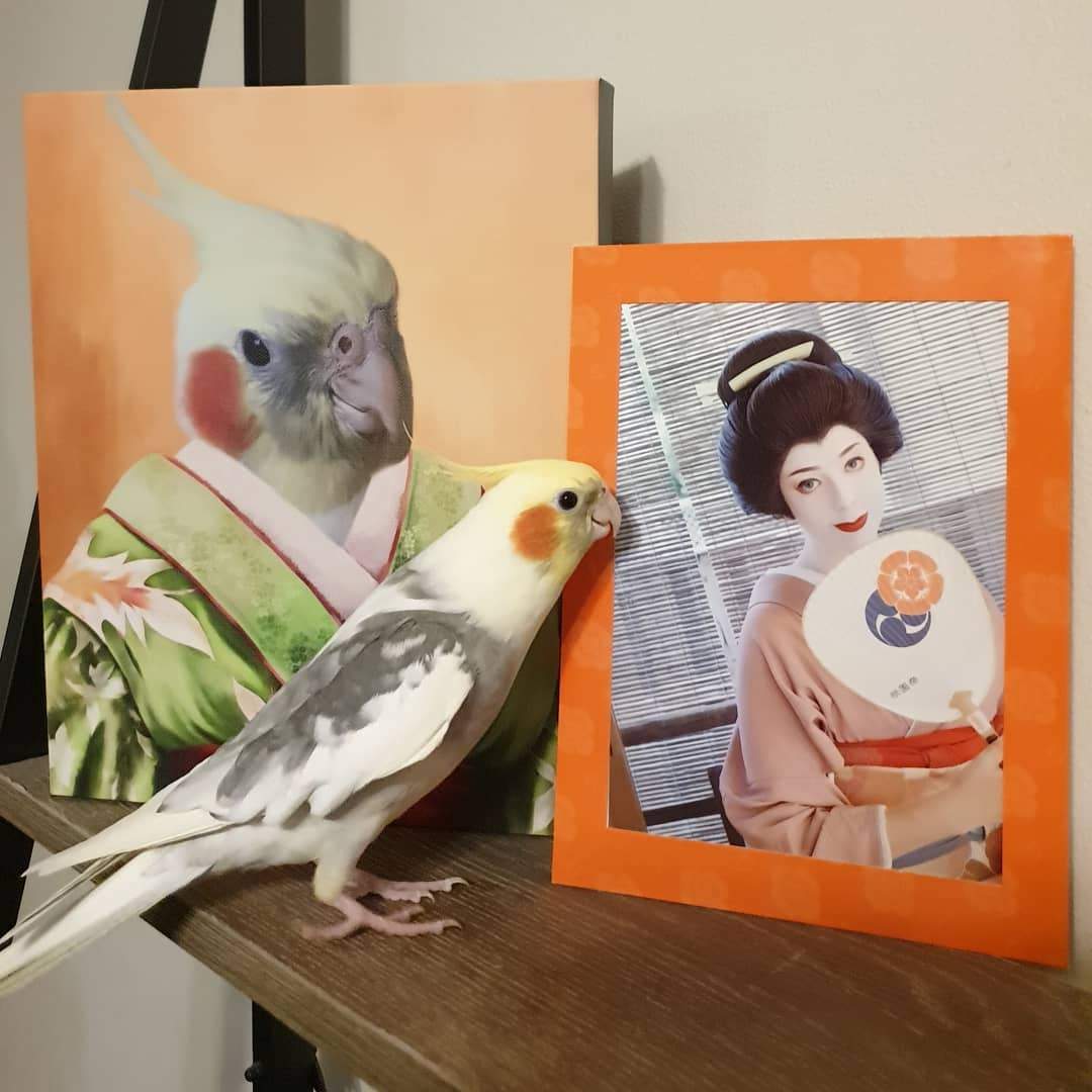 Crown and Paw - Canvas The Geisha - Custom Pet Canvas