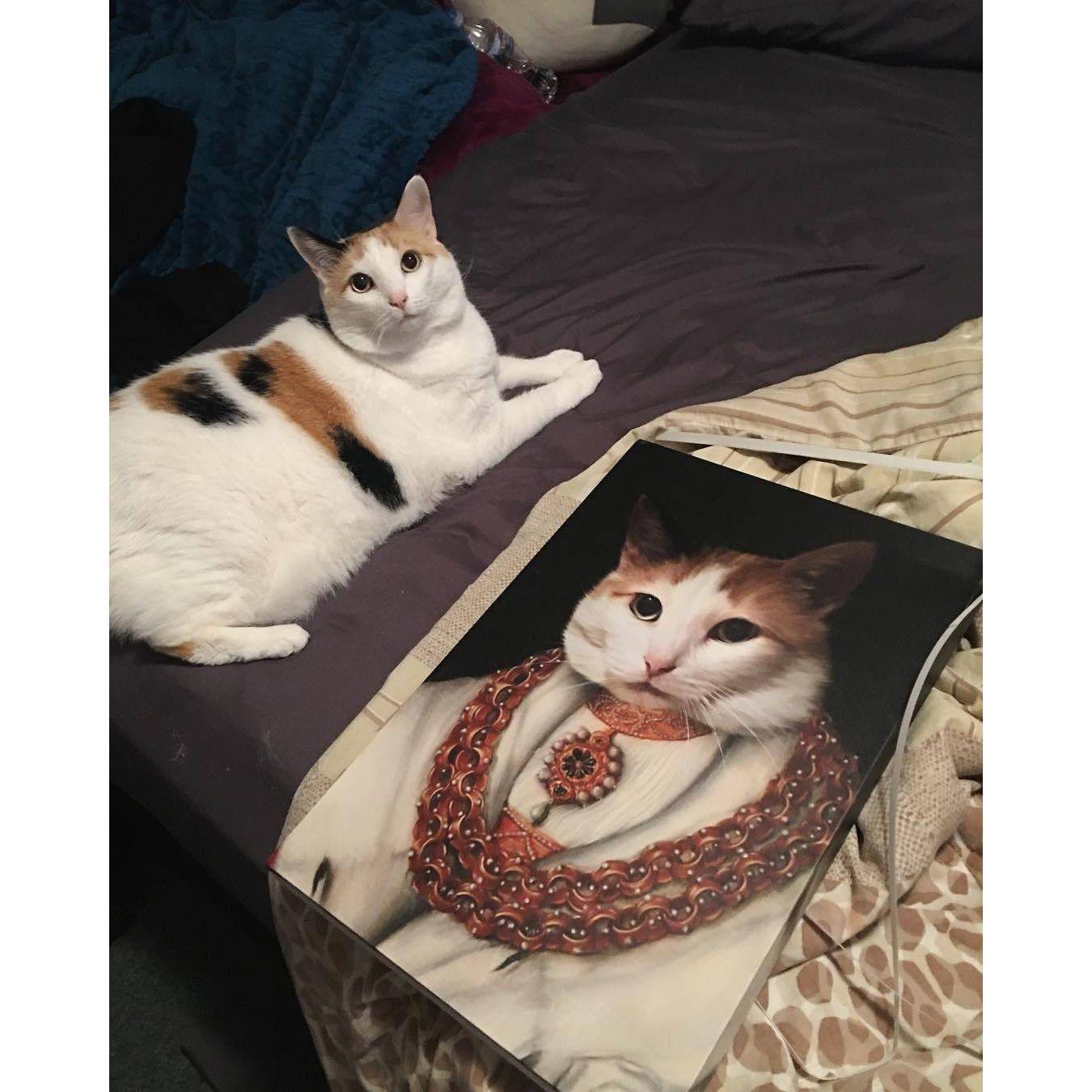 Crown and Paw - Canvas The Heiress - Custom Pet Canvas