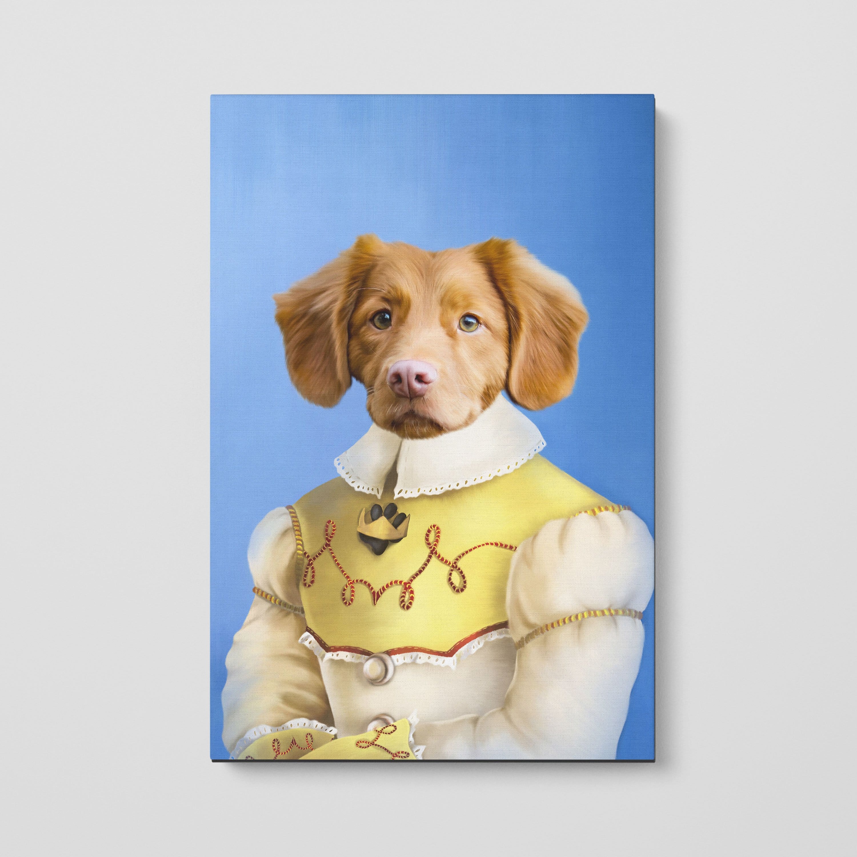 Crown and Paw - Canvas The Southern Belle - Custom Pet Canvas