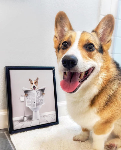Is Your Bathroom Missing Warmth? Discover How Dog-Themed Bathroom Artwork Can Help!