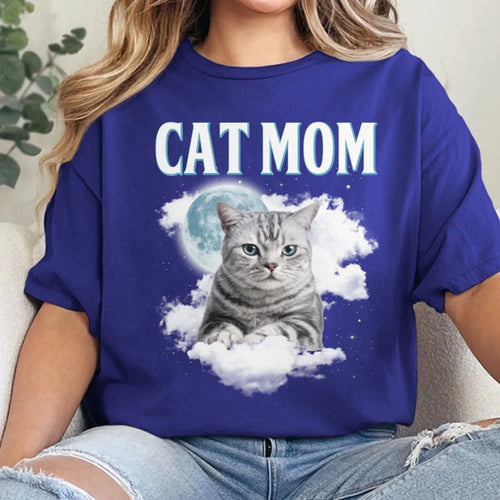 Custom Night Sky Pet Photo Upload T-Shirt