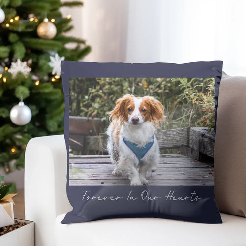 Personalized Photo Upload Throw Pillow