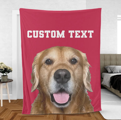 Personalized Pet Photo Blanket