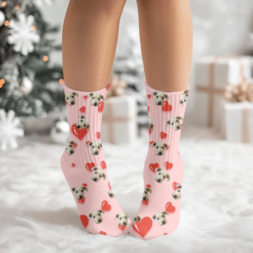 1 - Christmas Sock Mock Up - Base Image