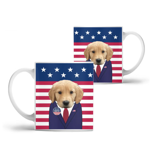 Personalized President Pet Photo Mug