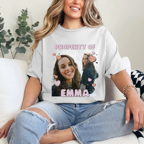 Custom Valentines Photo T-Shirt