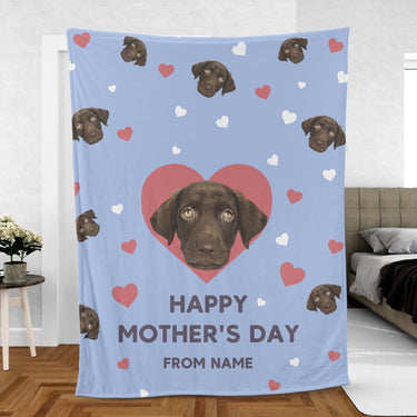 Custom Photo Upload Mother’s Day Blanket